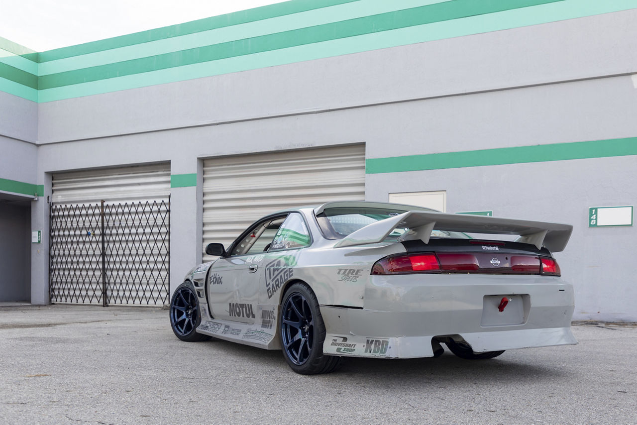 1996 Nissan 240SX - Motegi BATTLE - Blue | Motegi Wheels